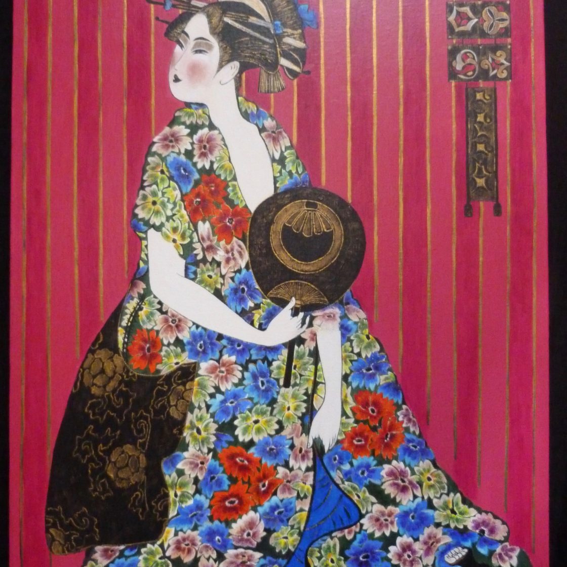 annie-alamo-peintures geisha 2