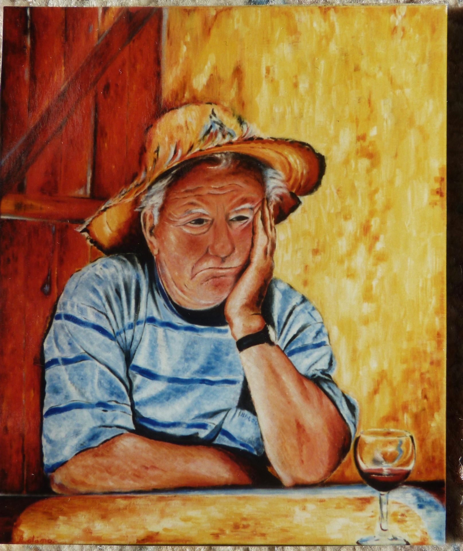 portrait paul peinture annie alamo